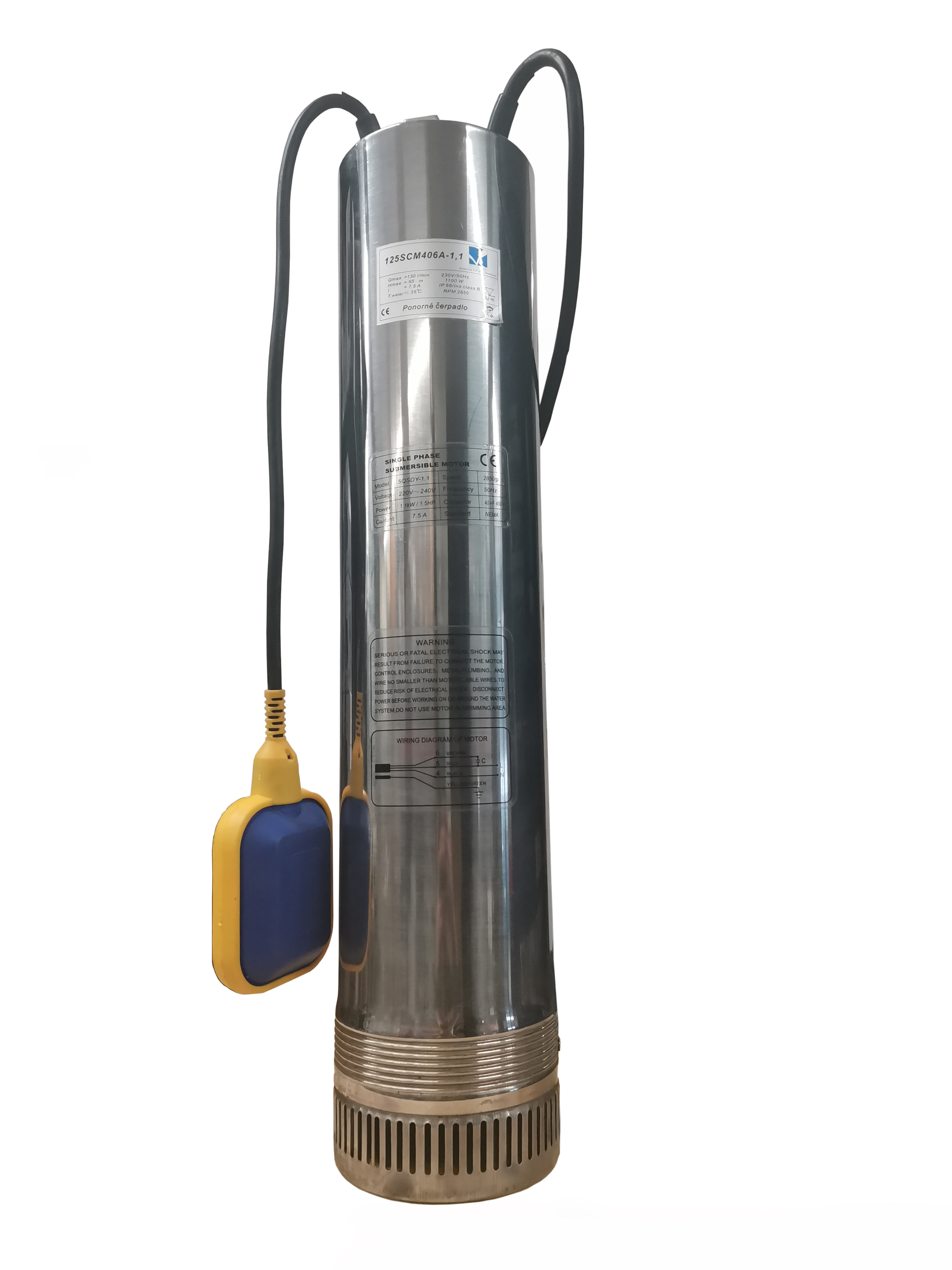 Ponorné čerpadlo 125SCM 406A-1,1