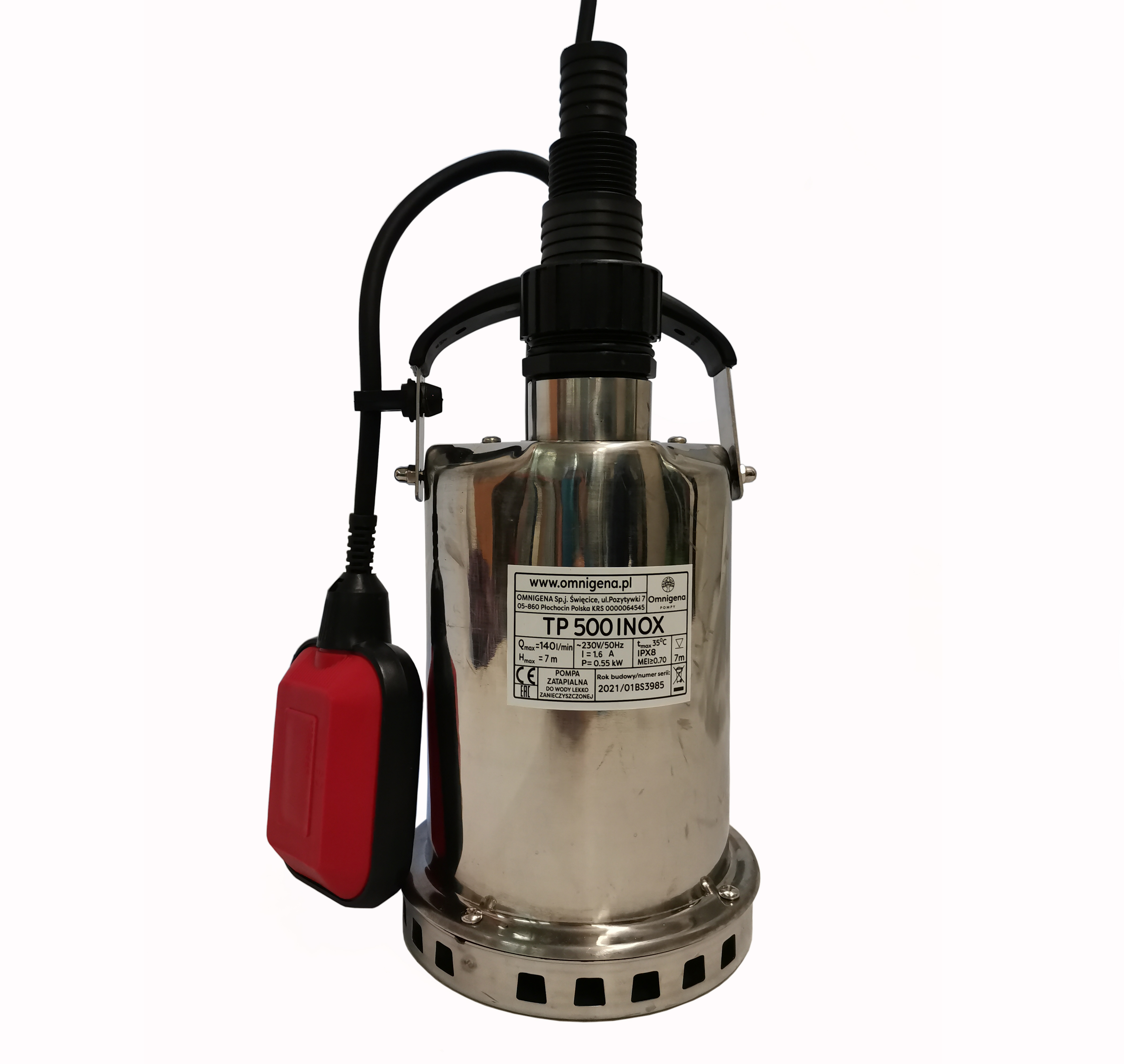 Drenážní čerpadlo TP 500 INOX